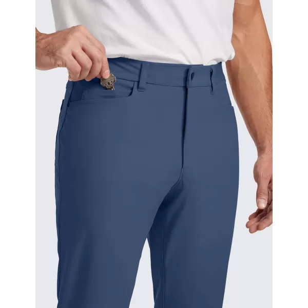 CRZ YOGA Mens All Day Comfy Golf Pants with 5Pocket  303234 Quick Dry Lightweight Casual Work Stretch PantsElectric Blue