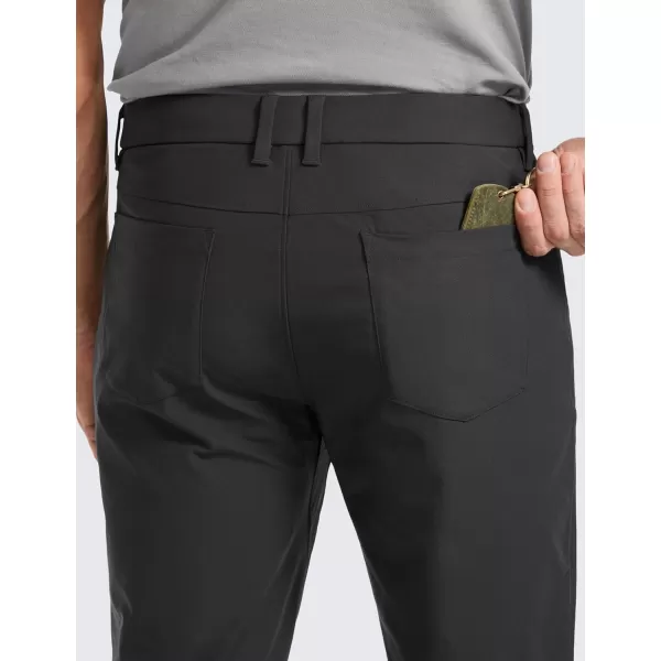 CRZ YOGA Mens All Day Comfy Golf Pants with 5Pocket  303234 Quick Dry Lightweight Casual Work Stretch PantsInk Gray