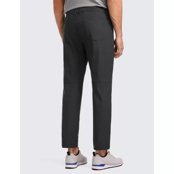 CRZ YOGA Mens All Day Comfy Golf Pants with 5Pocket  303234 Quick Dry Lightweight Casual Work Stretch PantsInk Gray