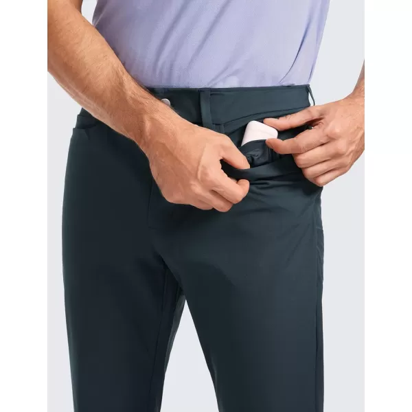 CRZ YOGA Mens All Day Comfy Golf Pants with 5Pocket  303234 Quick Dry Lightweight Casual Work Stretch PantsTrue Navy