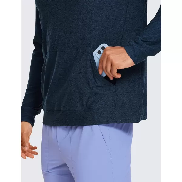 CRZ YOGA Mens CasualNavy Blue Heather