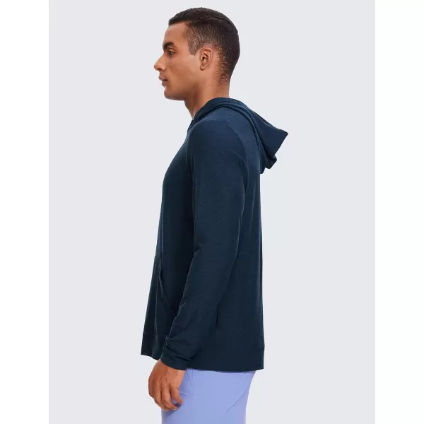 CRZ YOGA Mens CasualNavy Blue Heather