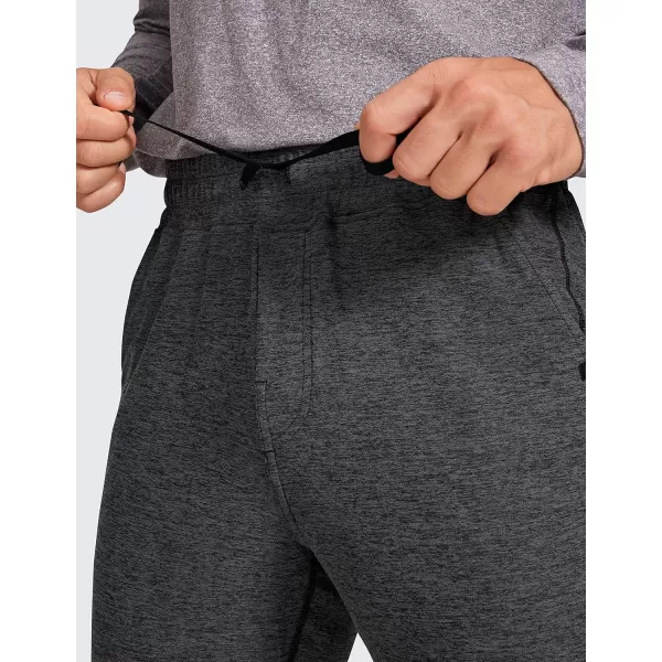 CRZ YOGA Mens Comfy Lounge Pants 30  SuperSoft Open Bottom Yoga Casual Pajama Pants Athletic Sweatpants with PocketsCharcoal Heather