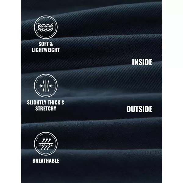 CRZ YOGA Mens Cotton Zipup Hoodie Thick Terry Essentials Athletic Casual Hoodies Zip Hooded Jackets Sweatshirt with PocketsTrue Navy