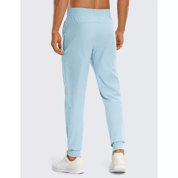 CRZ YOGA Mens Lightweight Athletic Golf Joggers Pants  Casual Workout Track Gym Pants with PocketsChambray Blue