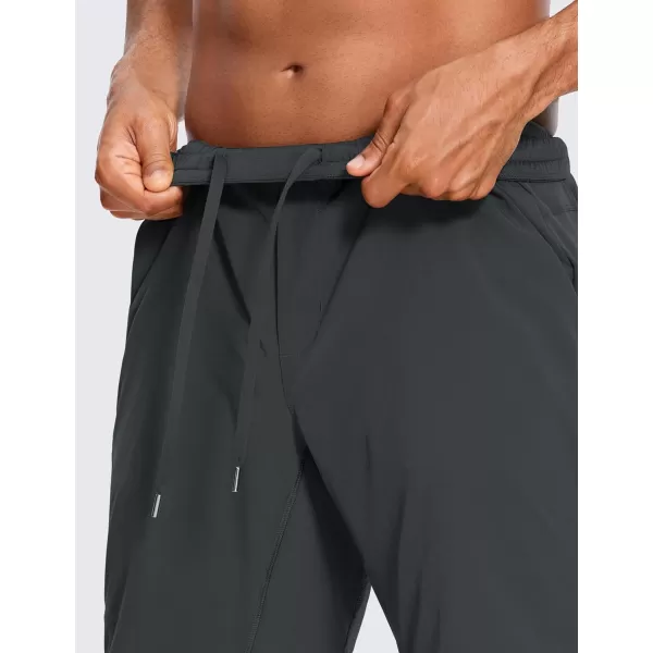 CRZ YOGA Mens Linerless Workout Shorts  5 Lightweight Quick Dry Running Sports Athletic Gym Shorts with PocketsInk Gray