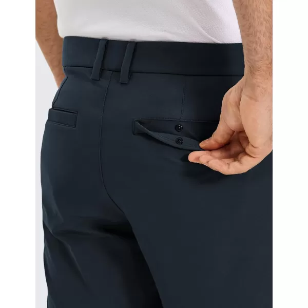 CRZ YOGA Mens Stretch Golf Shorts  79 Slim Fit Waterproof Athletic Casual Work Shorts with Pockets7 inches True Navy