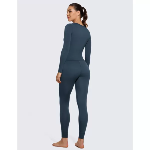 CRZ YOGA Soft Thermal Underwear Sets for Women Lightweight Long Johns Base Layer Pajamas Warm Top BottomStelindigo