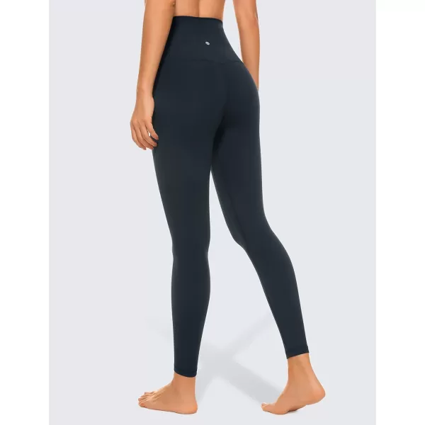 CRZ YOGA Super High Waisted Butterluxe Workout Leggings 25 28  Over Belly Buttery Soft Full Length Yoga Pants for Women25 inches True Navy