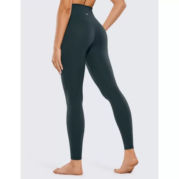 CRZ YOGA Super High Waisted Butterluxe Workout Leggings 25 28  Over Belly Buttery Soft Full Length Yoga Pants for Women28 inches Forest Dark Green