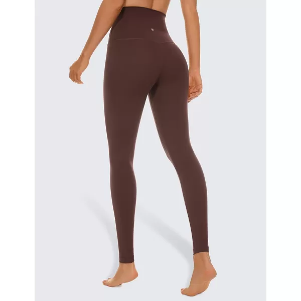 CRZ YOGA Super High Waisted Butterluxe Workout Leggings 25 28  Over Belly Buttery Soft Full Length Yoga Pants for Women28 inches Taupe