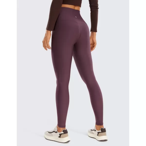 CRZ YOGA Thermal Fleece Lined Leggings Women 28  Winter Warm Workout Hiking Pants High Waisted Yoga Tights Full LengthDeep Purple