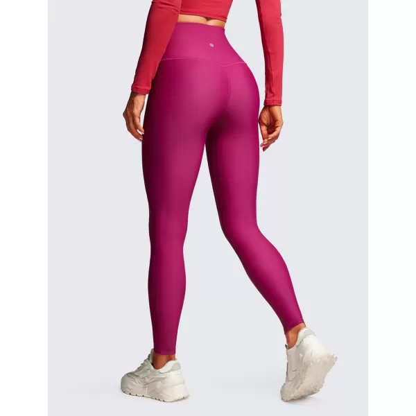 CRZ YOGA Thermal Fleece Lined Leggings Women 28  Winter Warm Workout Hiking Pants High Waisted Yoga Tights Full LengthMagenta Purple