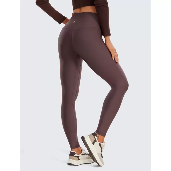 CRZ YOGA Thermal Fleece Lined Leggings Women 28  Winter Warm Workout Hiking Pants High Waisted Yoga Tights Full LengthPurple Taupe