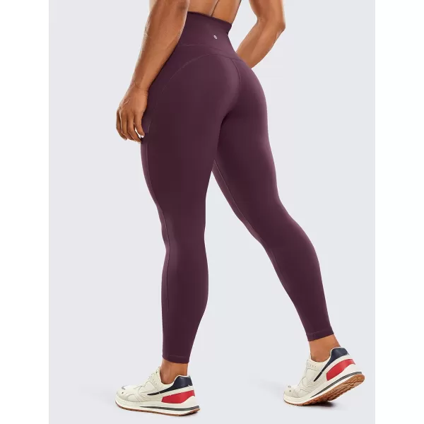 CRZ YOGA UltiDry Workout Leggings for Women 25  High Waisted Yoga Pants 78 Athletic Running Fitness Gym TightsDeep Purple