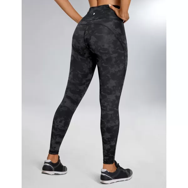 CRZ YOGA UltiDry Workout Leggings for Women 25  High Waisted Yoga Pants 78 Athletic Running Fitness Gym TightsTie Dye Smoke Ink