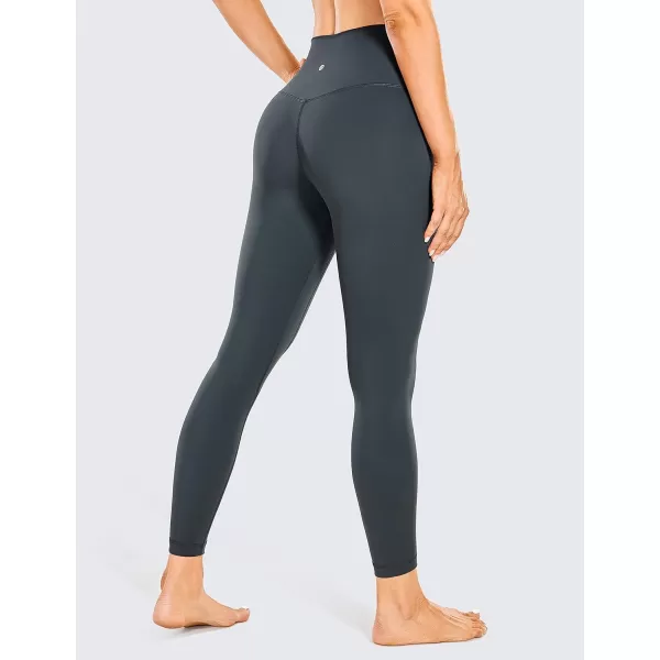 CRZ YOGA Women Naked Feeling Yoga Pants 25 Inches  78 High Waisted Workout LeggingsMelanite