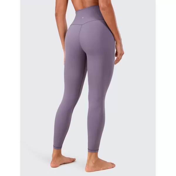 CRZ YOGA Women Naked Feeling Yoga Pants 25 Inches  78 High Waisted Workout LeggingsMist Grey