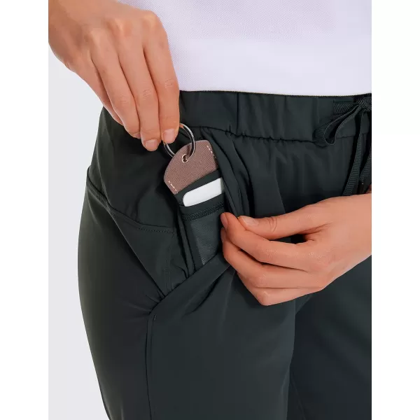 CRZ YOGA Womens 4Way Stretch Ankle Golf Pants  78 Dress Work Pants Pockets Athletic Travel Casual Lounge WorkoutMelanite