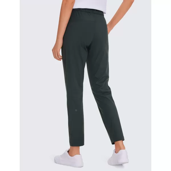 CRZ YOGA Womens 4Way Stretch Ankle Golf Pants  78 Dress Work Pants Pockets Athletic Travel Casual Lounge WorkoutMelanite