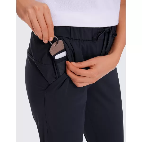 CRZ YOGA Womens 4Way Stretch Ankle Golf Pants  78 Dress Work Pants Pockets Athletic Travel Casual Lounge WorkoutNavy