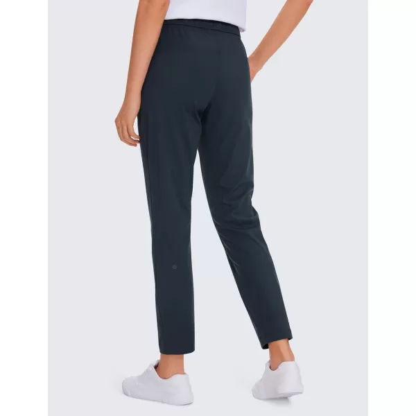 CRZ YOGA Womens 4Way Stretch Ankle Golf Pants  78 Dress Work Pants Pockets Athletic Travel Casual Lounge WorkoutTrue Navy 2