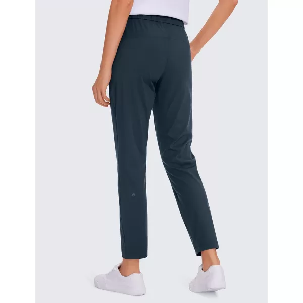 CRZ YOGA Womens 4Way Stretch Ankle Golf Pants  78 Dress Work Pants Pockets Athletic Travel Casual Lounge WorkoutTrue Navy