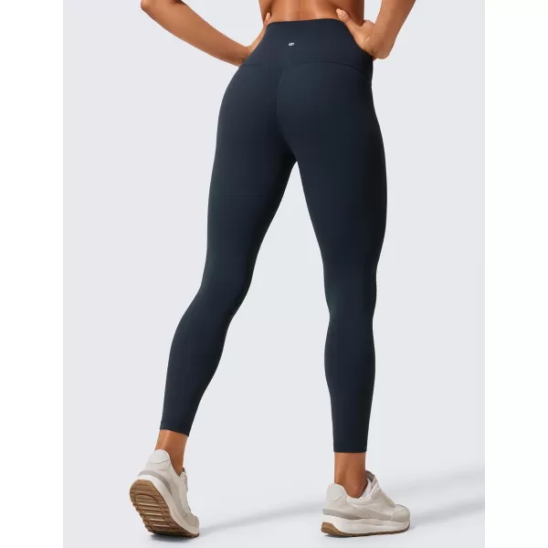 CRZ YOGA Womens Butterlift High Waisted Workout Leggings 25quot  Pilates Gym Athletic Yoga Pants Buttery SoftTrue Navy