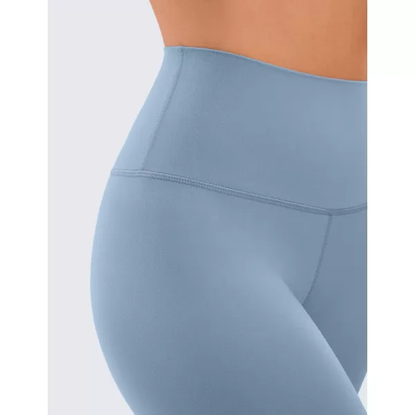 CRZ YOGA Womens Butterluxe Biker Shorts 25  4  6  8  High Waisted Booty Workout Volleyball Yoga Spandex6 inches Cambric Blue