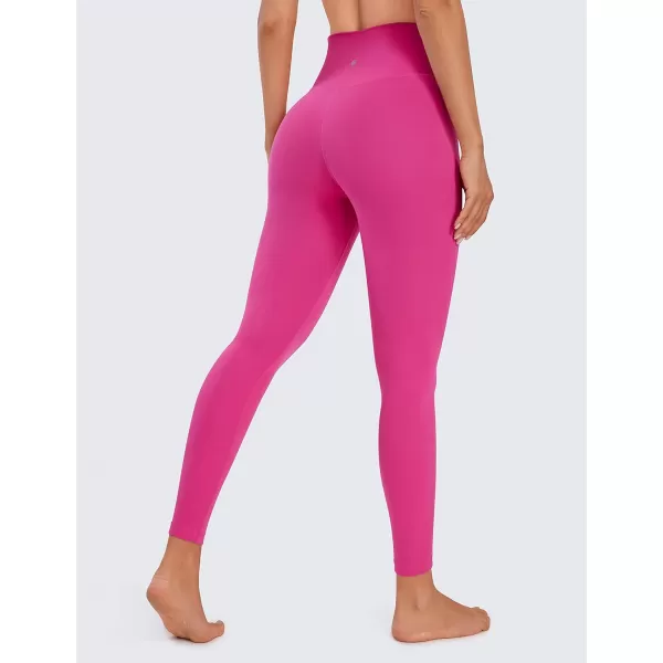 CRZ YOGA Womens Butterluxe Cross Waist Workout Leggings 25  28  V Crossover High Waisted Gym Athletic Yoga Leggings25 inches Hibiscus Purple