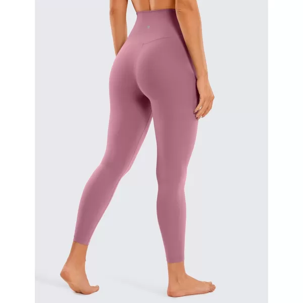 CRZ YOGA Womens Butterluxe Cross Waist Workout Leggings 25  28  V Crossover High Waisted Gym Athletic Yoga Leggings25 inches Velvet Dust
