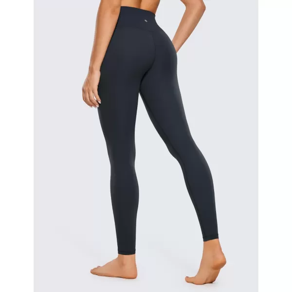 CRZ YOGA Womens Butterluxe Cross Waist Workout Leggings 25  28  V Crossover High Waisted Gym Athletic Yoga Leggings28 inches True Navy