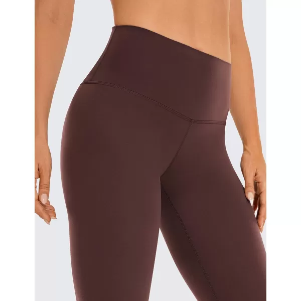 CRZ YOGA Womens Butterluxe High Waist Lounge Capri Leggings 17  19  21  Workout Buttery Soft Crop Yoga Pants17 inches Taupe