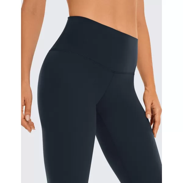 CRZ YOGA Womens Butterluxe High Waist Lounge Capri Leggings 17  19  21  Workout Buttery Soft Crop Yoga Pants17 inches True Navy