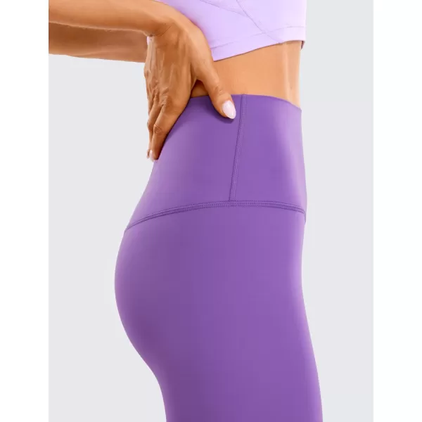 CRZ YOGA Womens Butterluxe High Waist Lounge Capri Leggings 17  19  21  Workout Buttery Soft Crop Yoga Pants19 inches Royal Lilac