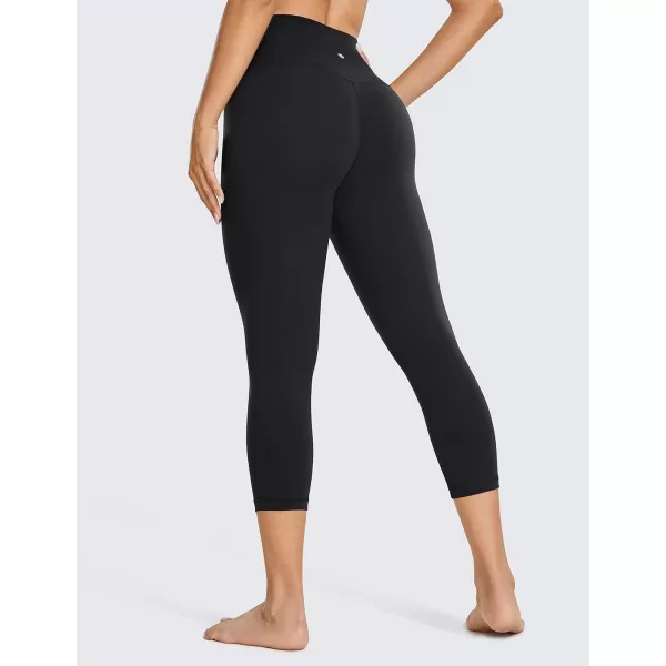 CRZ YOGA Womens Butterluxe High Waist Lounge Capri Leggings 17  19  21  Workout Buttery Soft Crop Yoga Pants21 inches Black