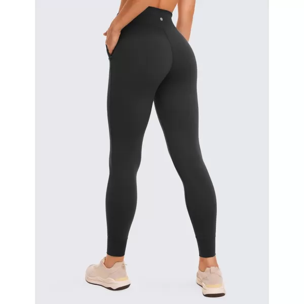 CRZ YOGA Womens Butterluxe High Waisted Joggers 27 Inches  Buttery Soft Lounge Yoga Pants with Pockets Workout Leggings27 inches Black