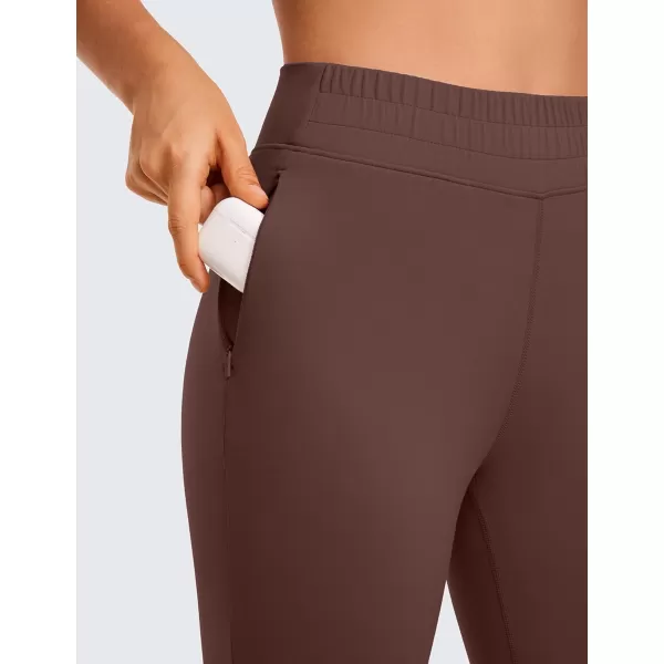 CRZ YOGA Womens Butterluxe High Waisted Joggers 27 Inches  Buttery Soft Lounge Yoga Pants with Pockets Workout Leggings27 inches Taupe