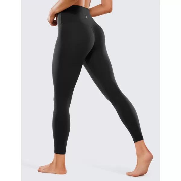 CRZ YOGA Womens Butterluxe High Waisted Yoga Leggings 25 Inches  Buttery Soft Comfy Athletic Gym Workout Pants25 inches Black