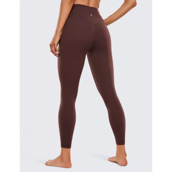 CRZ YOGA Womens Butterluxe High Waisted Yoga Leggings 25 Inches  Buttery Soft Comfy Athletic Gym Workout Pants25 inches Taupe