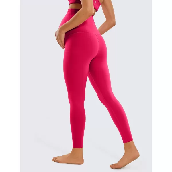 CRZ YOGA Womens Butterluxe Maternity Leggings Over The Belly 25  Buttery Soft Workout Activewear Yoga Pregnancy Pants25 inches Viva Magenta