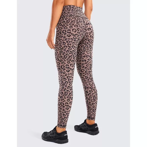 CRZ YOGA Womens Compression Workout Leggings 252825 inches Leopardprint 2