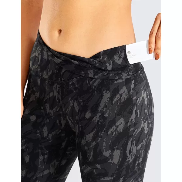 CRZ YOGA Womens Compression Workout Leggings 252828 inches Camo Multi 3