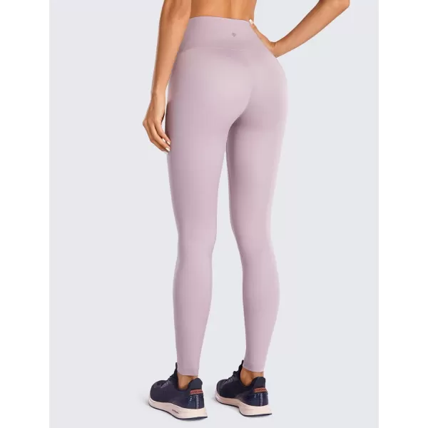 CRZ YOGA Womens Compression Workout Leggings 252828 inches Gray Purple