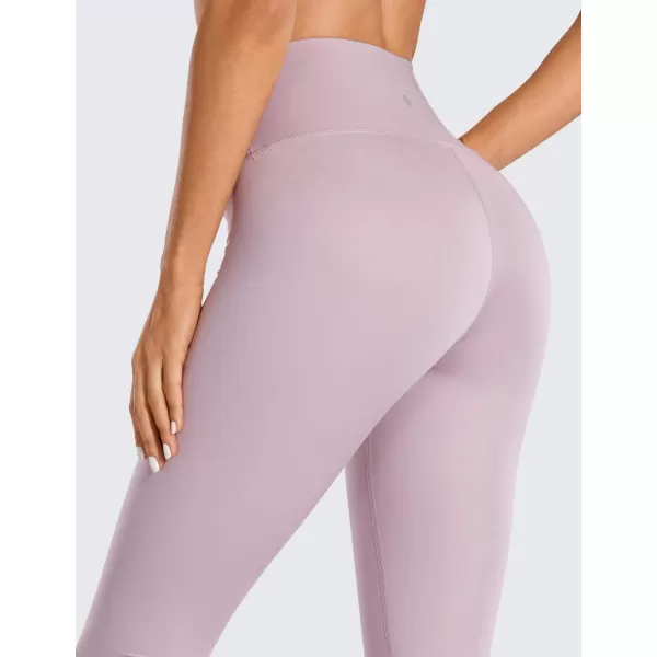 CRZ YOGA Womens Compression Workout Leggings 252828 inches Gray Purple