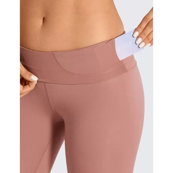 CRZ YOGA Womens Compression Workout Leggings 252828 inches Spanish Oak