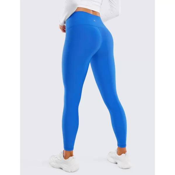 CRZ YOGA Womens Fleece Lined Soft Leggings 265  High Waist Thermal Winter Warm Water Resistant Casual Lounge Yoga Pants265 Height 52  56 Sparkle Blue