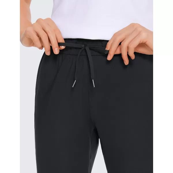 CRZ YOGA Womens High Waisted 4Way Stretch Golf Capris 25  Work Pants Athletic Lounge Workout Ankle PantsBlack