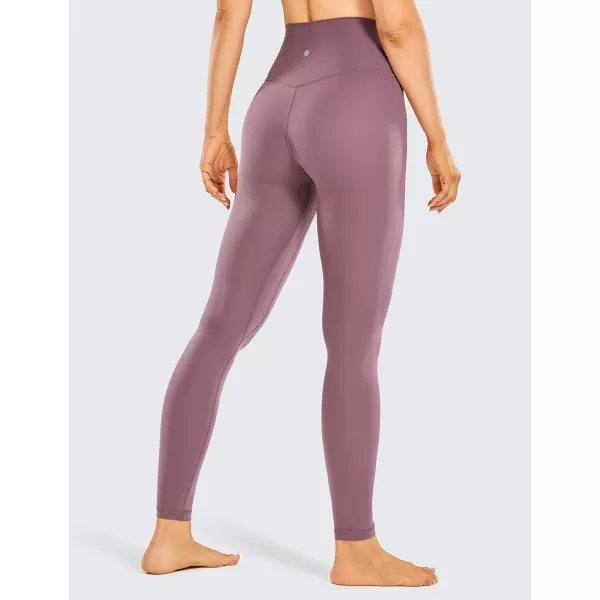 CRZ YOGA Womens High Waisted Brushed Comfort Leggings 28  Naked Feeling SoftAntique Bark