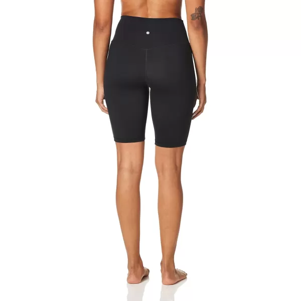 CRZ YOGA Womens Naked Feeling Biker Shorts  3  4  6  8  10 High Waisted Yoga Workout Running Spandex Shorts4 inches Black